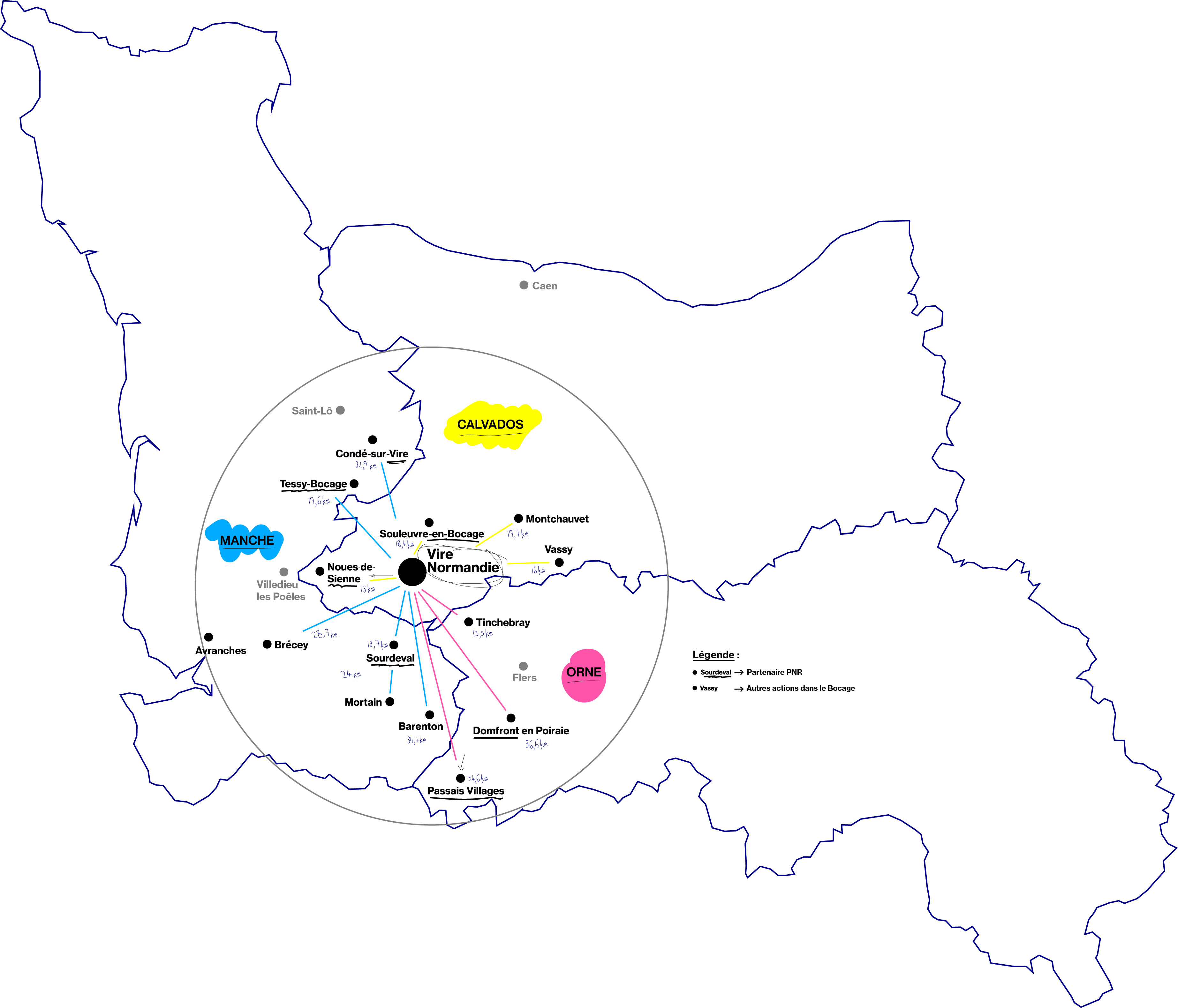 Carte du Bocage